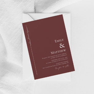 Faire-Part de Mariage Bourgogne Where Forever Begi