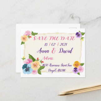 Faire-part de mariage, Cartes de sauvegarde de dat