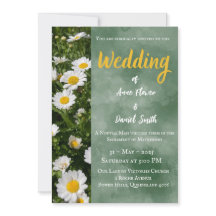 Faire-part de mariage catholique verte moderne