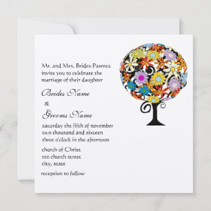 Faire-Part de Mariage Cercle d'Amour de la Forêt M