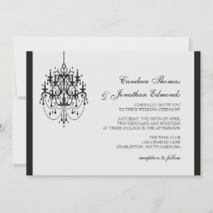 Faire-part de mariage  Chandelier lgr