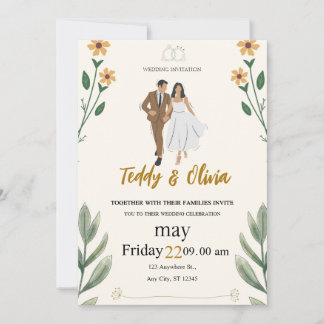 faire-part de mariage chic