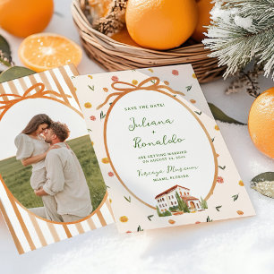 Faire-Part de Mariage Citron Italien Fantaisiste