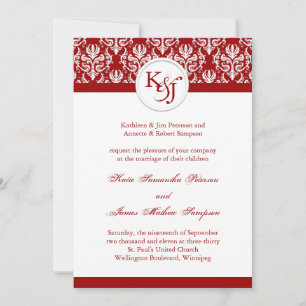Faire-part de mariage classique