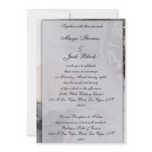 Faire-part de mariage classique