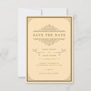 Faire-part de mariage classique traditionnelle   I