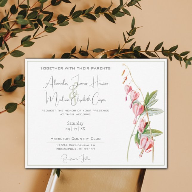 Faire-part de mariage Coeurs saignants (Créateur téléchargé)