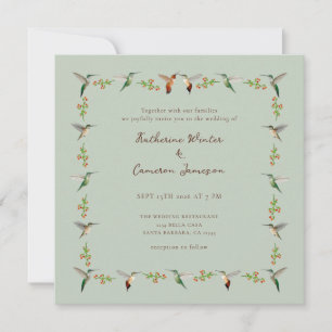 Faire-part de mariage Colibri