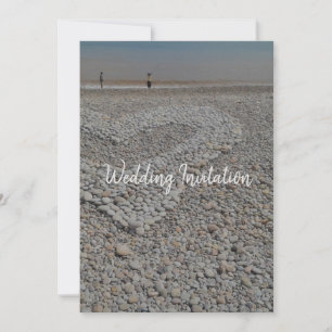 Faire-part de mariage conception de cailloux au co