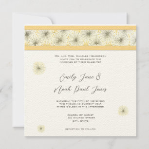 Faire-part de mariage Dandelion