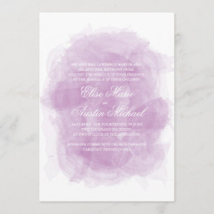 Faire-part de mariage d'aquarelle - aquarelle
