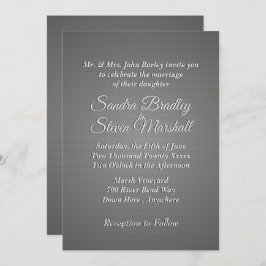 Faire-part de mariage d'ardoise