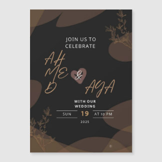 Faire-part de mariage de Ahmed & Aya