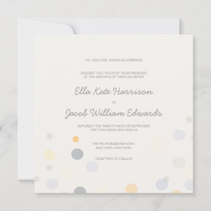 Faire-part de mariage de bulles de champagne perso