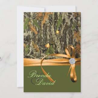Faire-part de mariage de Camo de chasse