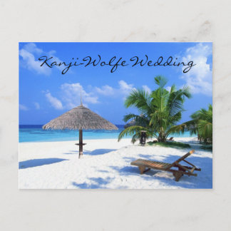 faire-part de mariage de carte postale