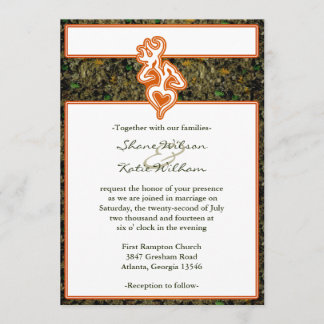 Faire-part de mariage de chasse