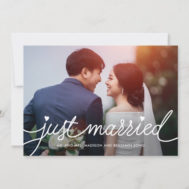 Faire-part de Mariage de couleur modifiable de scr (Devant)