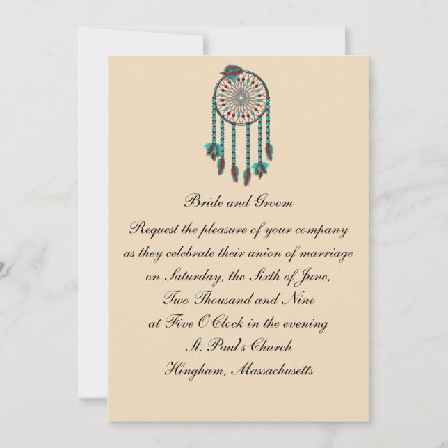 Faire-part de mariage de coutume de KRW (Devant)