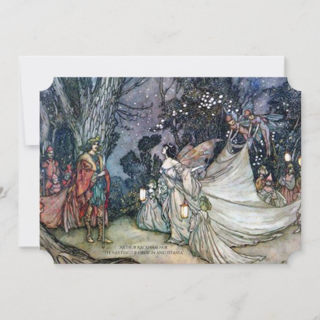 Faire-part de mariage de cru de songe d'une nuit (Devant)