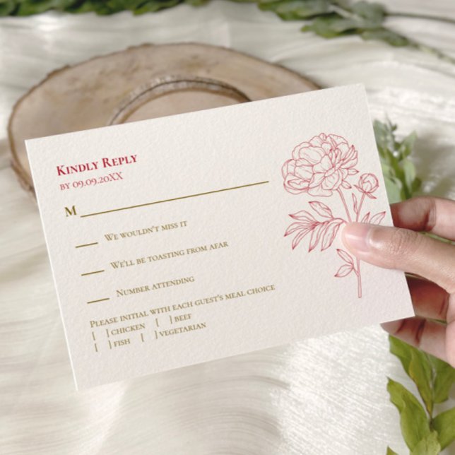 Faire-part de mariage de dessin de la ligne de piv (Créateur téléchargé)