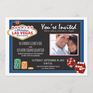 Faire-part de mariage de destination de Las Vegas