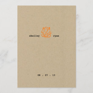Faire-part de mariage de Ganesha