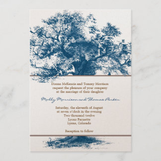 Faire-part de mariage de la bannière Arbor