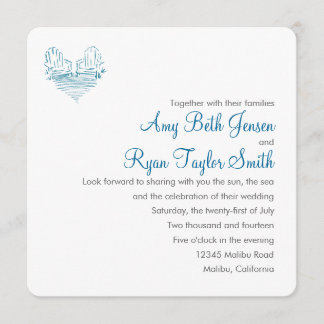 Faire-part de mariage de la chaise Adirondack