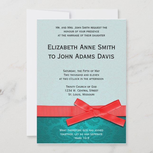 Faire-part de mariage de la collection Friends (Devant)