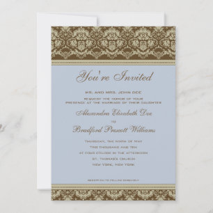 Faire-part de mariage de la dentelle antique Vinta