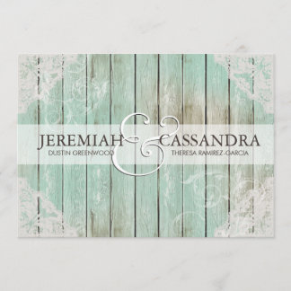 Faire-part de mariage de la dentelle blanche antiq