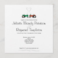Faire-part de mariage de la ferme d'hiver