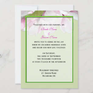 faire-part de mariage de la mariée et du marié