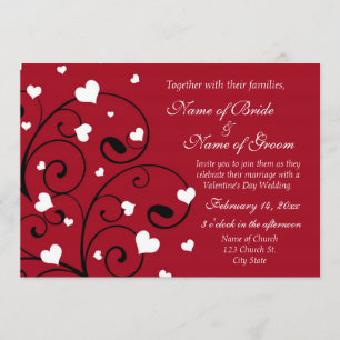 Faire-part de mariage de la Saint-Valentin