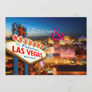 Faire-part de mariage de Las Vegas