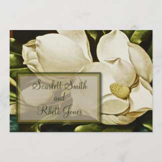Faire-part de mariage de Magnolias