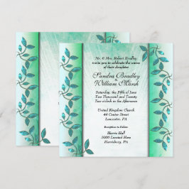 Faire-part de mariage de marbre et de vigne