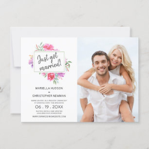 Faire-part de mariage de Mariage d'aquarelle