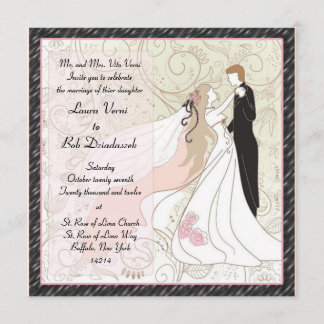 Faire-part de mariage de mariée et de mariée