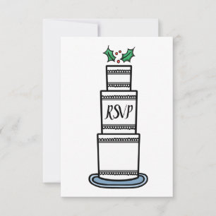Faire-part de mariage de Noël personnalisé