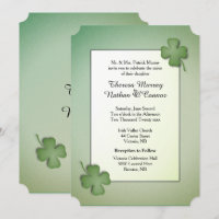 Faire-part de mariage de rêve irlandais