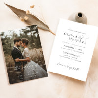 Faire-part de mariage De Revêtement Vellum Avec Ph