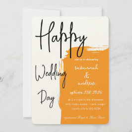 Faire-part de mariage de script classique élégant