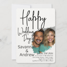 Faire-part de mariage de script classique élégant