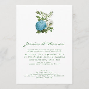 Faire-part de mariage de style méditerranéen tosca