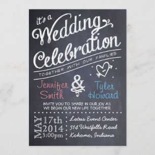Faire-part de mariage de tableau de bord