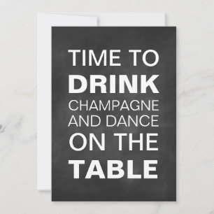 Faire-part de mariage de typographie de tableau no