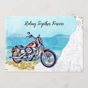 Faire-part de mariage de vélo