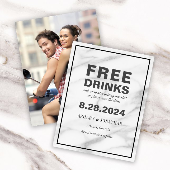 Faire-Part de Mariage Décalé Drôle avec Photo (Créateur téléchargé)